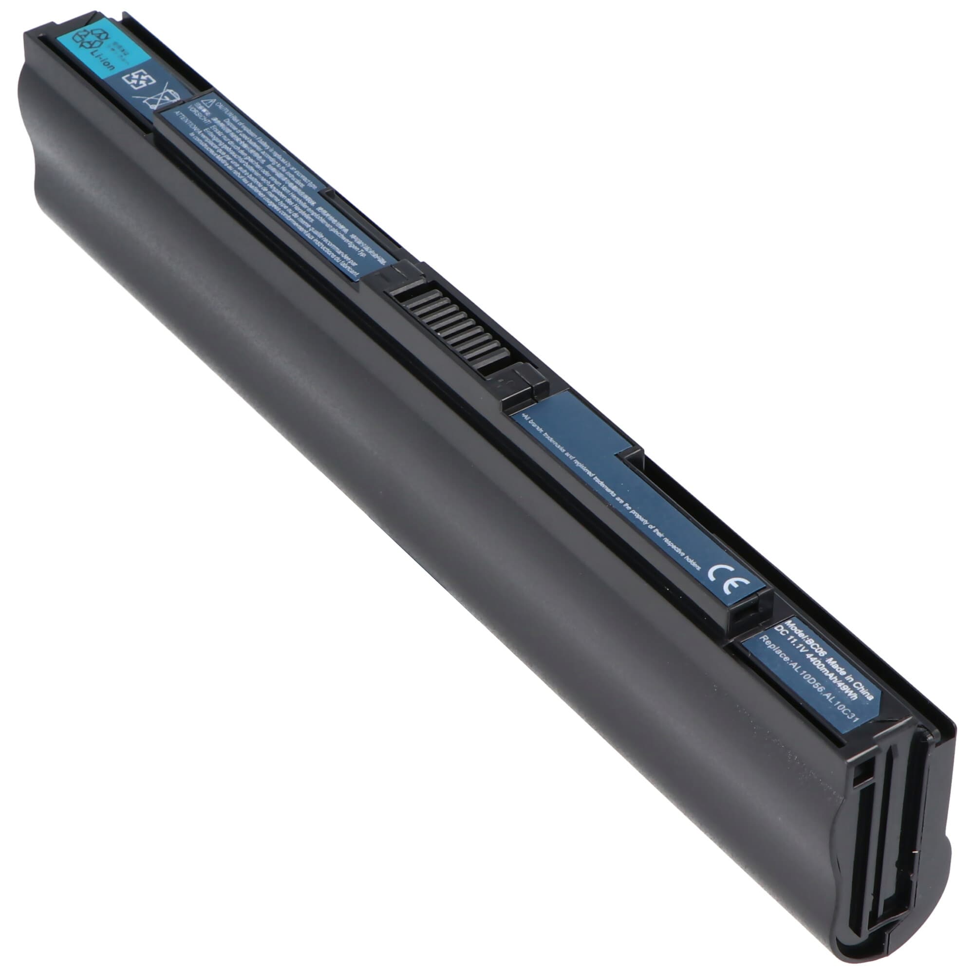AccuCell batterie adaptéee pour ACER Aspire One 721 série 4400mAh